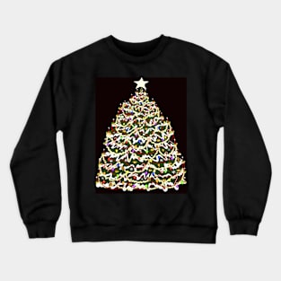 Nostalgic Christmas Tree Crewneck Sweatshirt